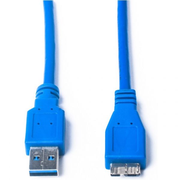 Кабель ProLogix (PR-USB-P-12-30-05m) USB 3.0 AM/MicroBM, Blue, 0,5м