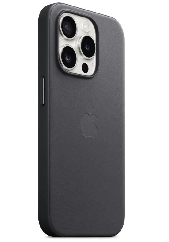 Чохол Apple FineWoven Case with Animation & MagSafe iPhone 15 Pro (1:1 original), Black