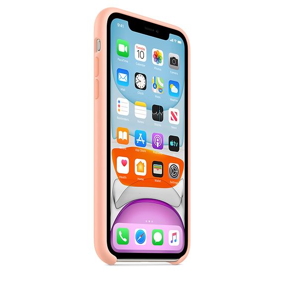 Чохол Apple Silicone Case Grapefruit for IPhone 11