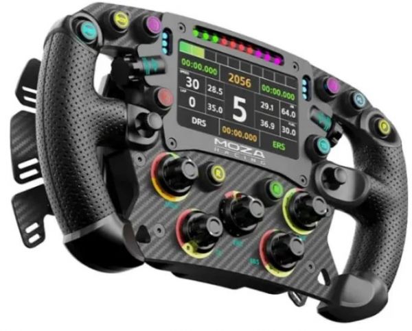 Кермо MOZA Racing FSR V2 Formula for PC, 28cм., 10кн., RGB (RS068_Moza)