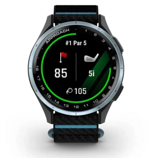 Смарт-годинник Garmin Approach J1 Cloud Blue with Black/Azure Band (010-03898-00)