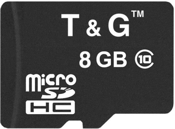 Карта пам'яті MicroSDHC card 8G C10 T&G (TG-8GBSDCL10-00)