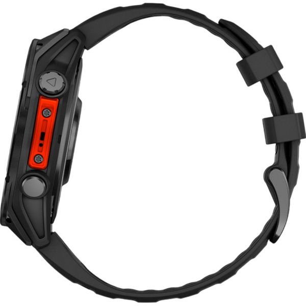 Смарт-годинник Garmin Fenix 8 47mm AMOLED Slate Gray with Black Silicone Band (010-02904-00)