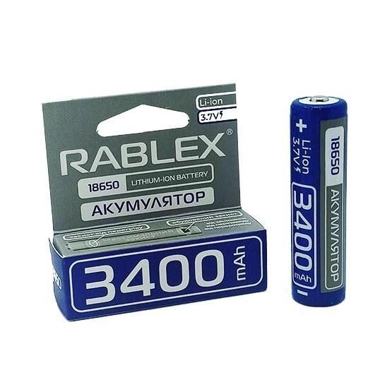 Акумулятор Rablex 18650 Li-Ion 3400mAh