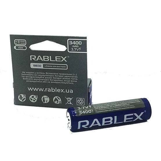 Акумулятор Rablex 18650 Li-Ion 3400mAh