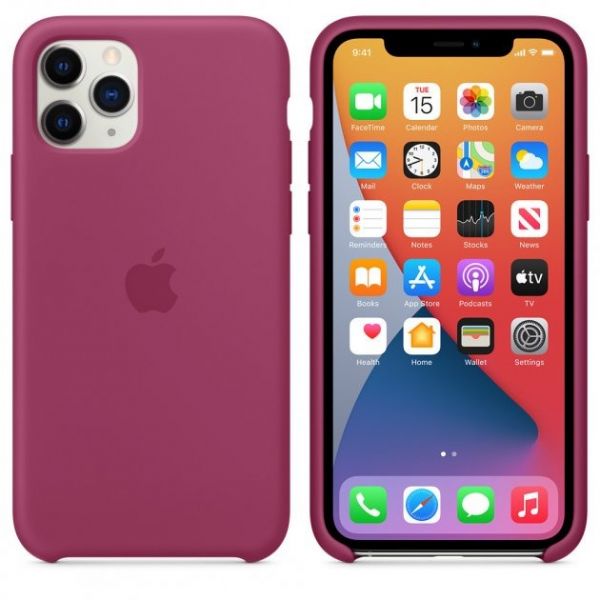 Чохол Apple Silicone Case Pomegranate for IPhone 11 Pro