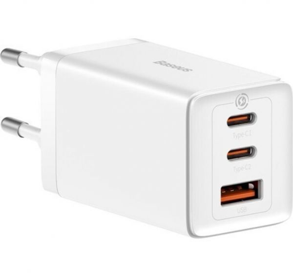 Мережевий зарядний пристрій Baseus GaN5 Pro Fast Charger 65W Black Type-C to Type-C cable (CCGP1202