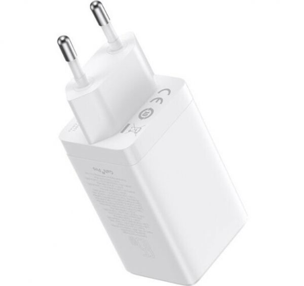 Мережевий зарядний пристрій Baseus GaN5 Pro Fast Charger 65W Black Type-C to Type-C cable (CCGP1202