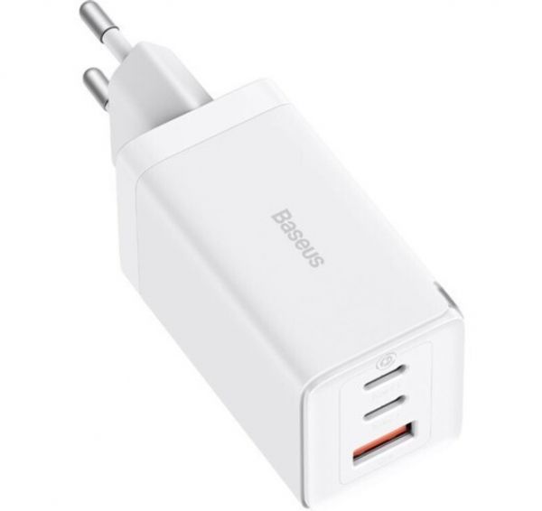 Мережевий зарядний пристрій Baseus GaN5 Pro Fast Charger 65W Black Type-C to Type-C cable (CCGP1202