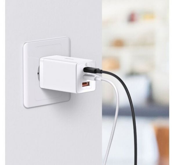 Мережевий зарядний пристрій Baseus GaN5 Pro Fast Charger 65W Black Type-C to Type-C cable (CCGP1202