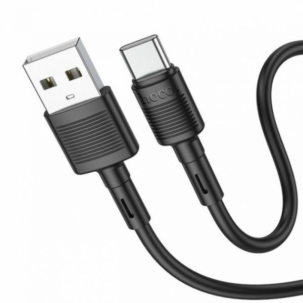Кабель Hoco X83 Type-C Victory charging data cable Black Кабель Hoco X83 Type-C Victory charging data cable Black