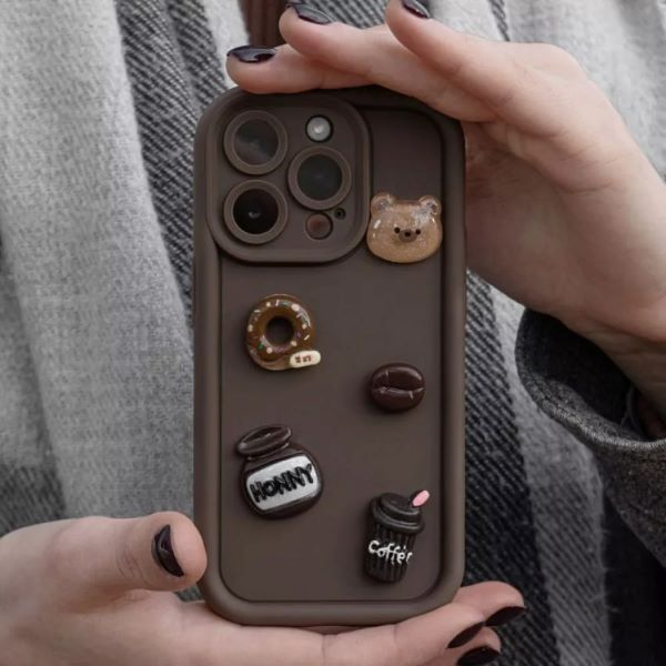 54861  Чохол Pretty Things Case iPhone 15 Pro (brown/rabbit)