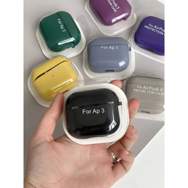 Чохол AirPods 2 Case (з мікрофіброю та карабіном), Black