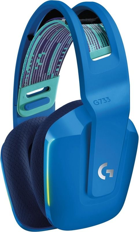 Комп'ютерна гарнітура Logitech G733 Lightspeed Wireless RGB Blue (981-000943)