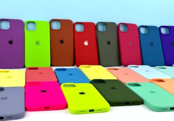 Чохол Apple Silicone Case iPhone 14 Pro Max (1:1 original) Comos Blue