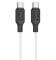 Кабель Hoco X90 Cool 60W silicone charging data cable for Type-C to Type-C White
