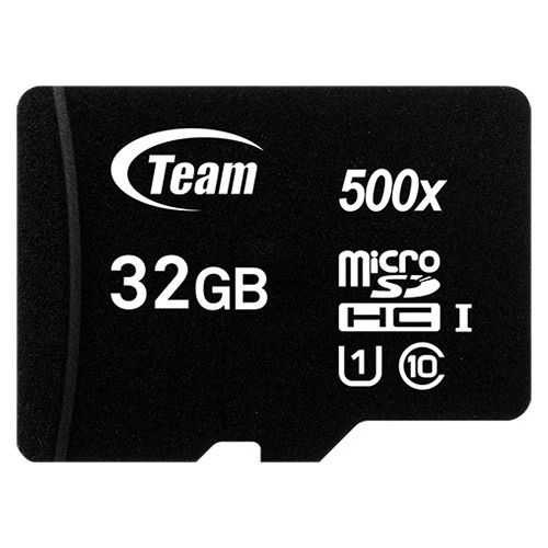 Карта пам'яті Team 32 GB Black + SD-adapter (TUSDH32GCL10U03)