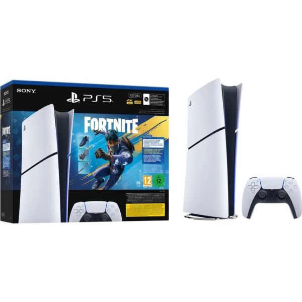 Ігрова консоль Sony PlayStation 5 Slim Digital Edition Fortnite Flowerin Chaos Bundle (1000049851)