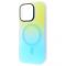 Чохол WAVE Matte Gradient Colors with Magnetic Ring iPhone 16 Pro (green\blue)