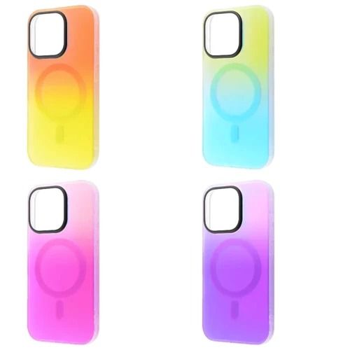 Чохол WAVE Matte Gradient Colors with Magnetic Ring iPhone 16 Pro (purple\blue)