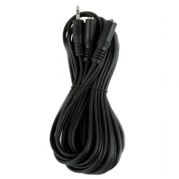 Аудіо-кабель Cablexpert 3.5 мм - 2х3.5 мм (M/F), 5 м, Black (CCA-415)