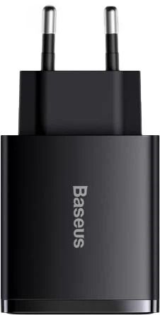 Мережевий зарядний пристрій Baseus Compact Quick Charger 2U + C 30W EU Black