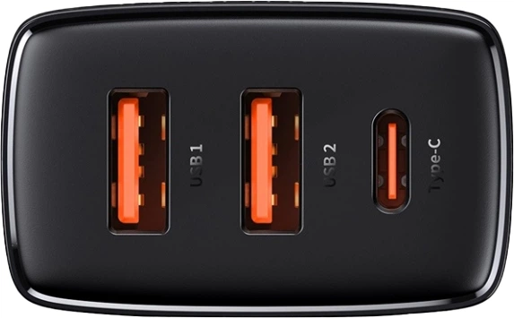 Мережевий зарядний пристрій Baseus Compact Quick Charger 2U + C 30W EU Black