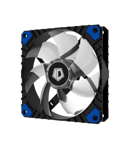 Вентилятор ID-Cooling WF-12025-XT-B, 120х120х25мм, 4pin PWM, черный с белым