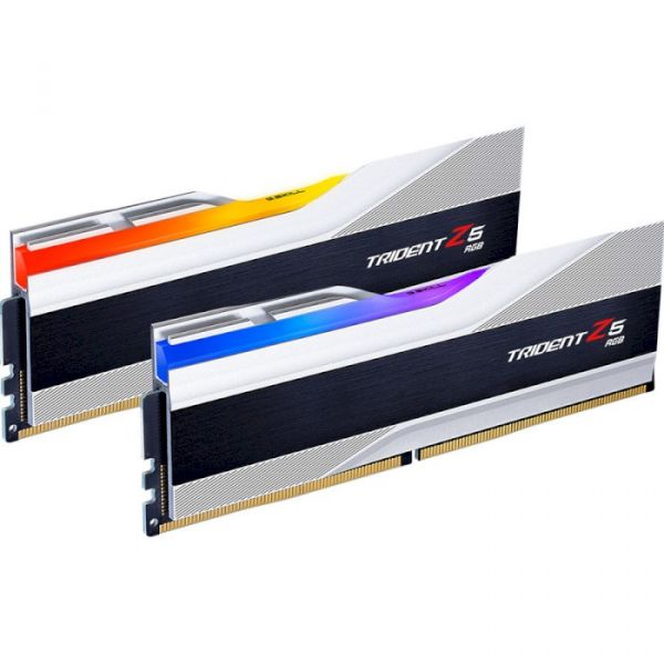 Модуль пам`ятi DDR5 2x16GB/5600 G.Skill Trident Z5 RGB Silver (F5-5600J3636C16GX2-TZ5RS)