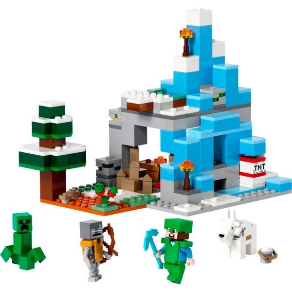 Блоковий конструктор LEGO Minecraft Замерзлі верхівки (21243)