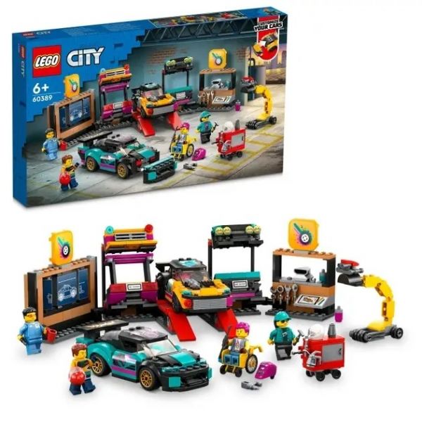Блоковий конструктор LEGO City Тюнінг-ательє (60389)