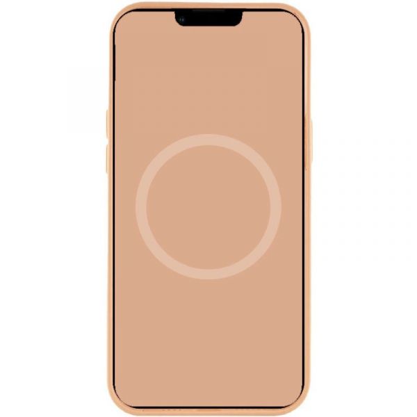Чохол Apple Silicone Case with Animation & MagSafe iPhone 15 Pro (1:1 original), Orange Sorbet