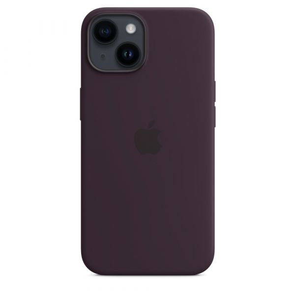 Чохол Apple Silicone Case with MagSafe iPhone 14 (1:1 original) Elderberry