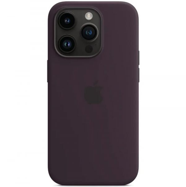 Чохол Apple Silicone Case with MagSafe iPhone 14 Pro (1:1 original) Elderberry