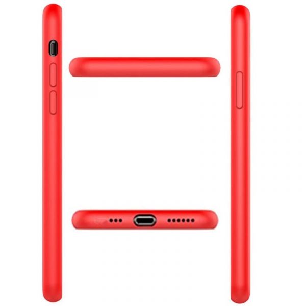 Чохол Apple Silicone Case Red for iPhone 8 Plus