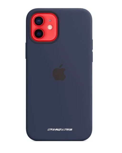 Чохол Apple Silicone Case Deep Navy with MagSafe iPhone 12/12 Pro