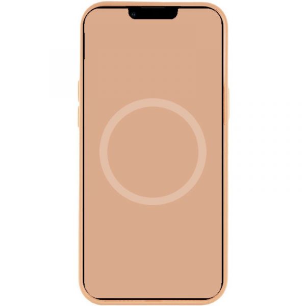 Чохол Apple Silicone Case with Animation & MagSafe iPhone 15 Pro Max (1:1 original), Orange Sorbet