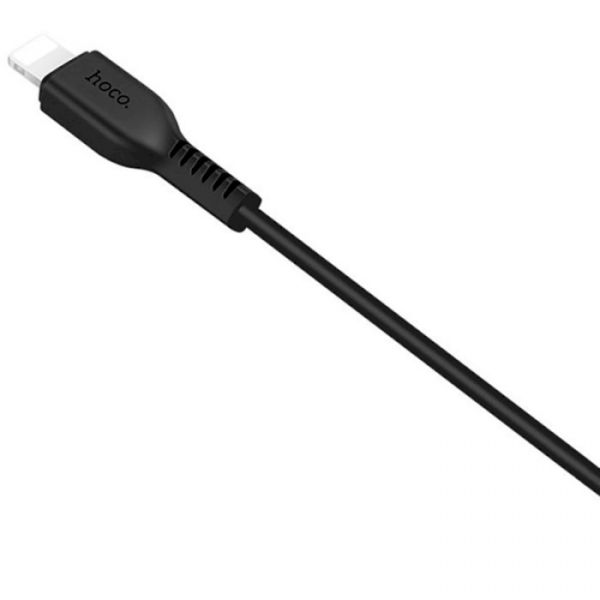 Кабель HOCO X20 Flash Lightning charging cable (L-3M) Black (X20)