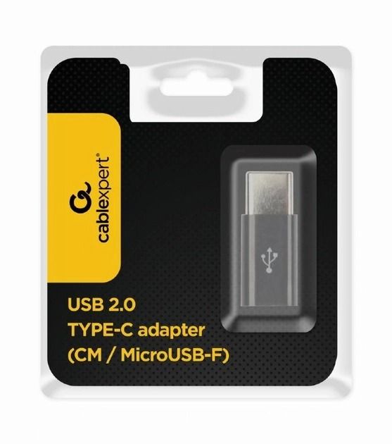 Адаптер Cablexpert (A-USB2-CMmF-01) USB Type-C - Micro USB