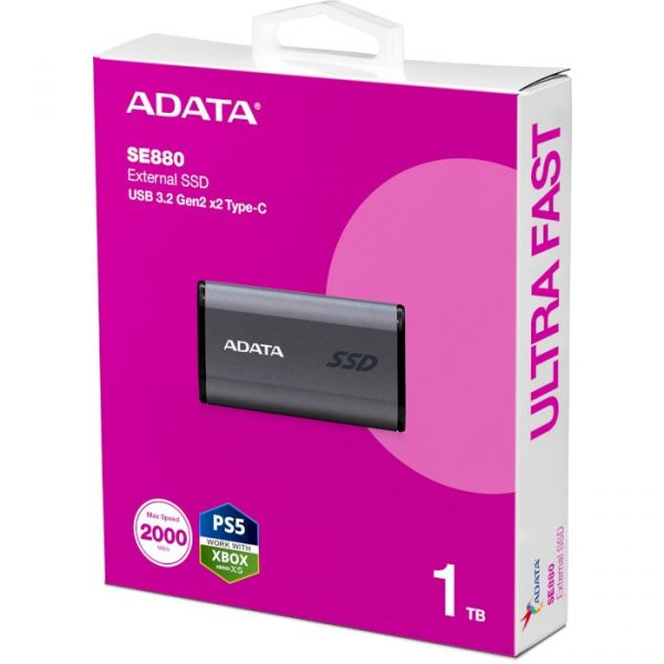SSD накопичувач ADATA Elite SE880 1 TB (AELI-SE880-1TCGY)