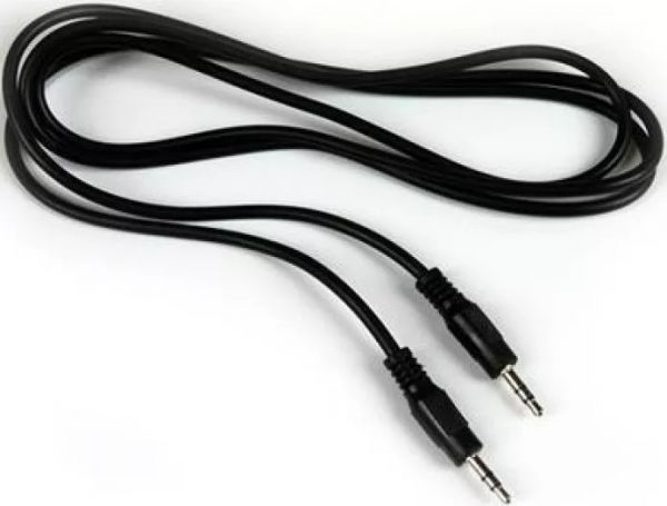 Аудіо-кабель Atcom 3.5 мм - 3.5 мм (M/M), 0.8 м, Black (17434) пакет