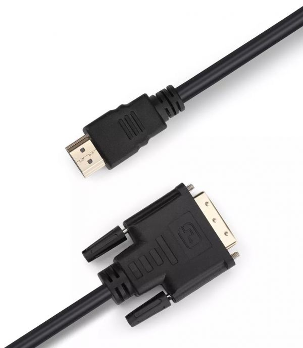 Кабель Prologix Premium HDMI - DVI V 1.3 (M/M), Single Link, 18+1, 3 м, Black (PR-HDMI-DVI-P-01-30-3