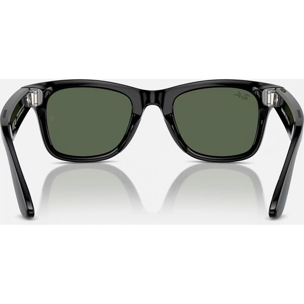 Смарт-окуляри Ray-Ban Meta Wayfarer Shiny Black Frame Green Lenses (RW4006 601/71 50-22)
