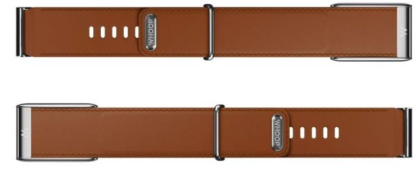 WHOOP 5.0 MG Life LeatherLuxe St. Band | Chestnut/Cream with Tit. - Size S (+12 мес.подп.)