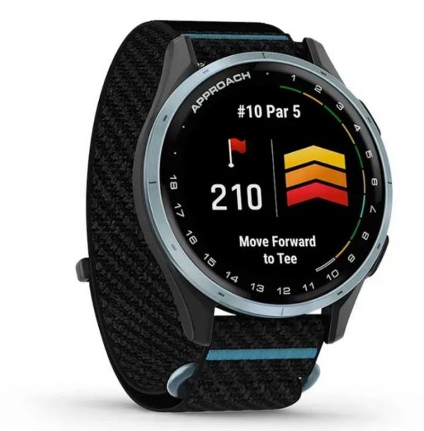 Смарт-годинник Garmin Approach J1 Cloud Blue with Black/Azure Band (010-03898-00)