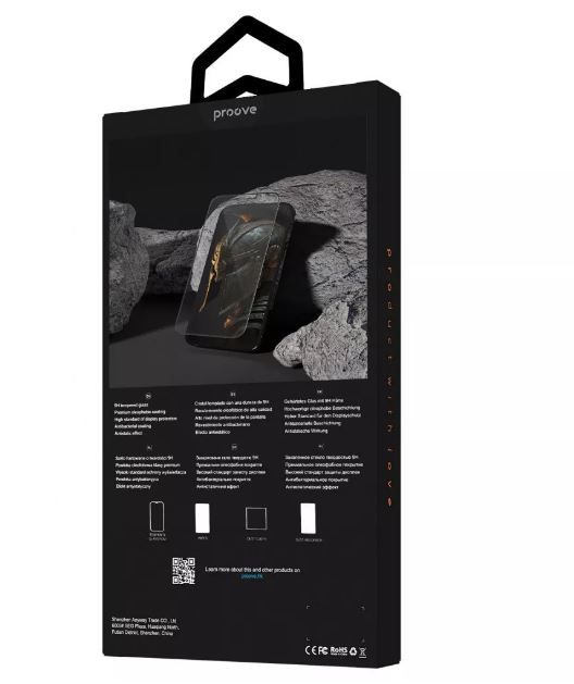 Захисне скло Proove Achilles iPhone 17 Pro Max (black)