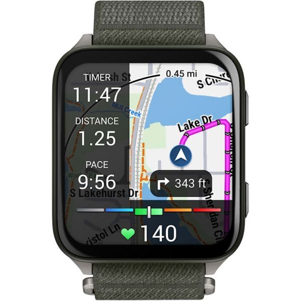 Смарт-годинник Garmin Venu X1 Moss with Tit. Caseback (010-02980-01/03)