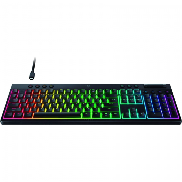 Клавіатура RAZER BlackWidow V4 Low-Profile, Green switch (RZ03-05270100-R3M1)