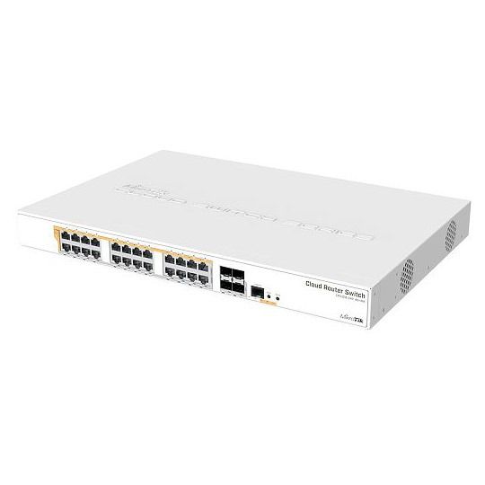 Комутатор керований 3 рівня Mikrotik CRS328-24P-4S+RM