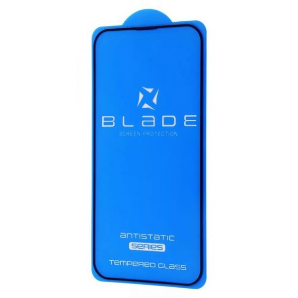 Захисне скло BLADE ANTISTATIC Series Full Glue iPhone 13/13 Pro/14 (black)